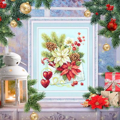 Merry Christmas! by Magic Needle 2019 Winter counted cross stitch kit