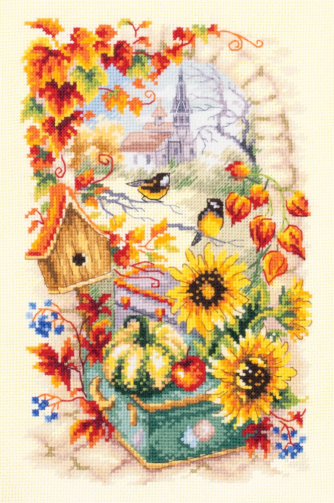 Autumn Story by Magic Needle 2021 Fall vibe counted cross stitch kit