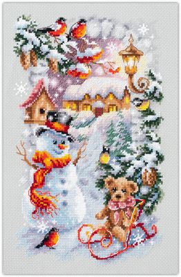 Winter Holiday by Magic Needle 2021 Winter season counted cross stitch kit