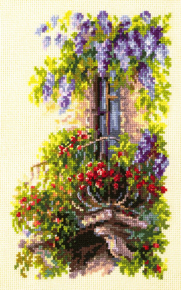 Blossoming Balcony by Magic Needle 2018 Counted cross stitch kit