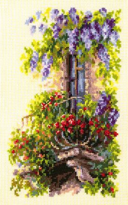 Blossoming Balcony by Magic Needle 2018 Counted cross stitch kit