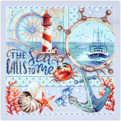 The Sea Calls to Me… by Magic Needle 2024 Summer counted cross stitch kit