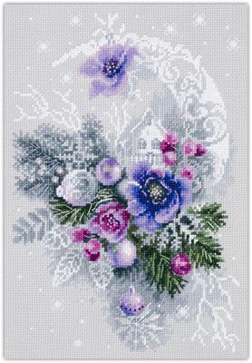 Frosty Evening by Magic Needle 2023 Winter counted cross stitch kit