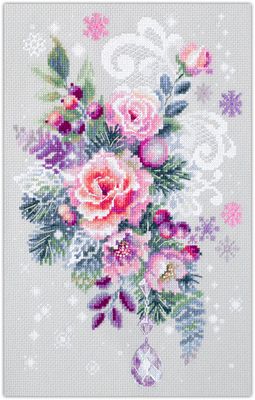 Winter Fancy by Magic Needle 2023 Winter counted cross stitch kit