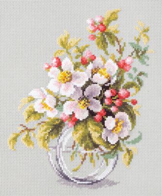 Blooming Apple Tree by Magic Needle 2019 Floral seasons collection Counted cross stitch kit
