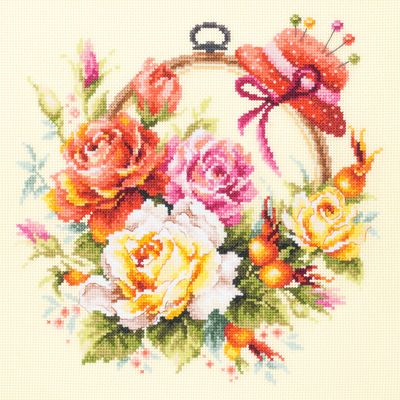Roses for Needlewoman by Magic Needle 2018 Counted cross stitch kit