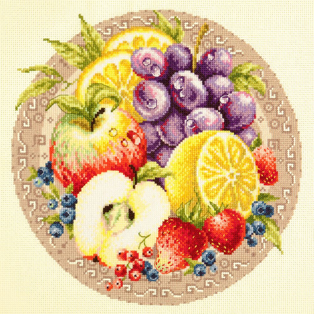 Fruits by Magic Needle 2018 Food Counted cross stitch kit