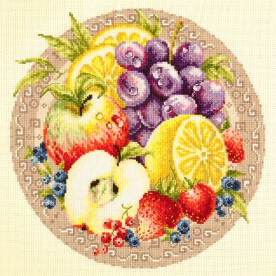 Fruits by Magic Needle 2018 Food Counted cross stitch kit
