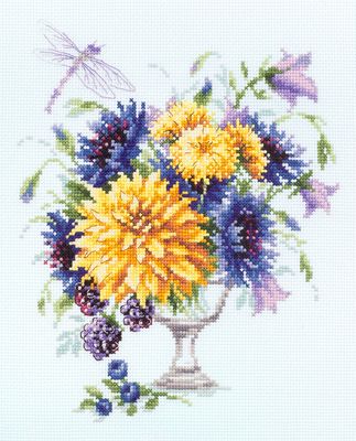 Summer Bouquet by Magic Needle 2018 Season collection Counted cross stitch kit