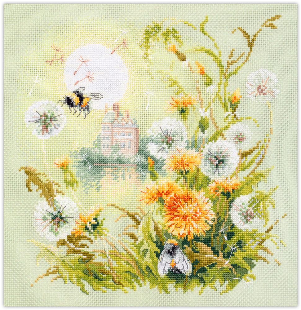 Bumblebee. Meadow Stories by Magic Needle 2023 Summer counted cross stitch kit