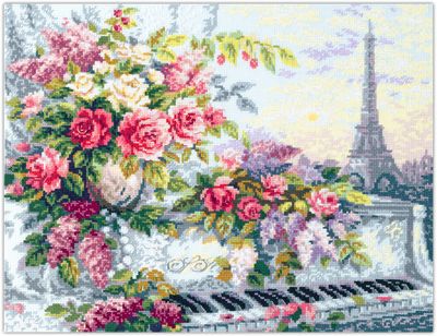 Melodies Of Paris by Magic Needle 2022 Counted cross stitch kit