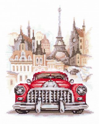 Retro Buick by Magic Needle 2018 Retro Counted cross stitch kit