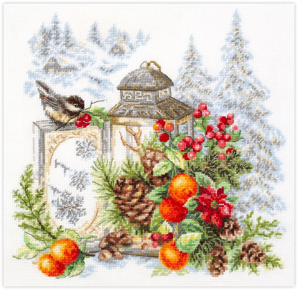 The Scent of Winter by Magic Needle 2023 Winter counted cross stitch kit
