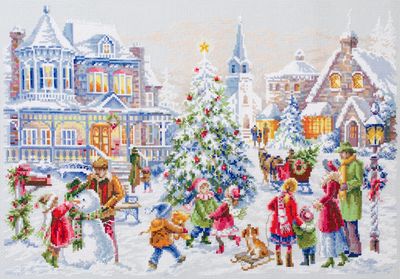 Christmas Eve by Magic Needle 2020 Winter counted cross stitch kit