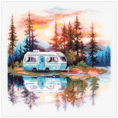 Sunset at the Lake by Magic Needle 2025 Counted cross stitch kit
