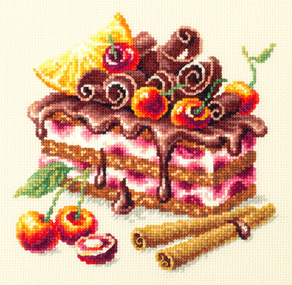 Cherry Cake by Magic Needle 2019 Sweet Counted cross stitch kit