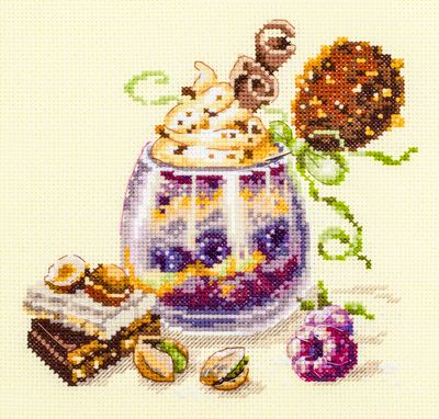 Chocolate Dessert by Magic Needle 2020 Sweet Counted cross stitch kit