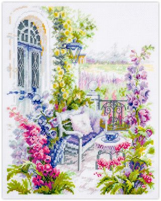 Cozy Terrace by Magic Needle 2023 Counted cross stitch kit