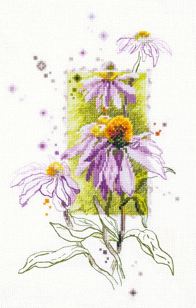 Echinacea by Magic Needle 2018 Counted cross stitch kit