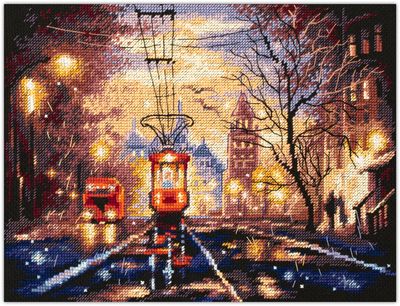 Night Tram by Magic Needle 2022 Counted cross stitch kit