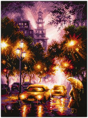 Rainy Night by Magic Needle 2022 Counted cross stitch kit