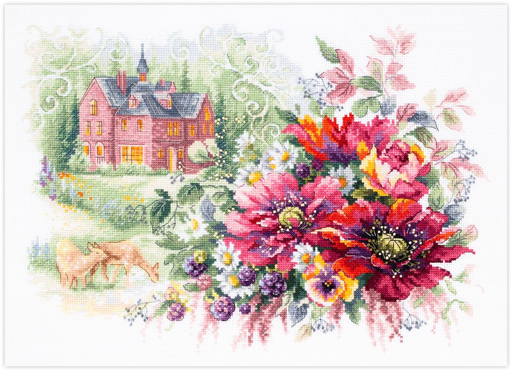 The Old Manor by Magic Needle 2023 Counted cross stitch kit