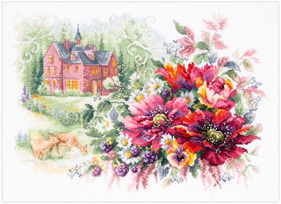The Old Manor by Magic Needle 2023 Counted cross stitch kit