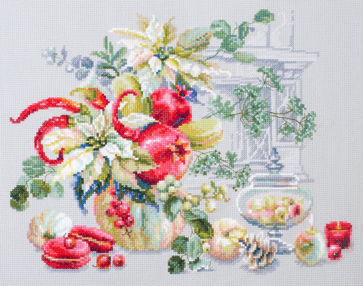 Winter Improvisation by Magic Needle 2020 Counted cross stitch kit