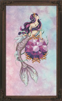 Amethyst - Mermaid Treasures by Bella Filipina Designs 2022 Counted Cross stitch pattern