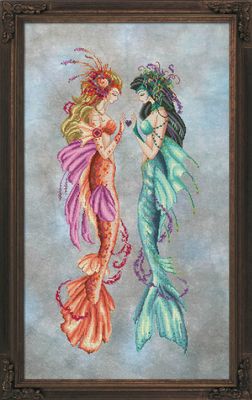 Daughters Of Estuary by Bella Filipina Designs 2021 Counted cross stitch Pattern, Beads set and Set of Threads
