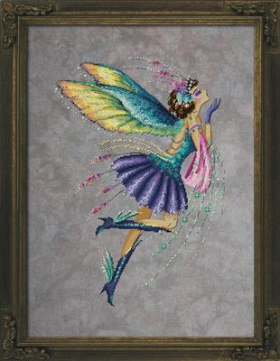 Hummingbird Pixie of Bella Filipina Designs 2021 Counted cross stitch Pattern, Beads set and Set of Threads