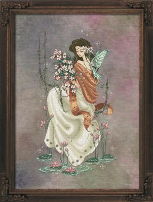 Maria Makiling by Bella Filipina Designs 2021 Counted cross stitch Pattern, Beads set and Set of Threads