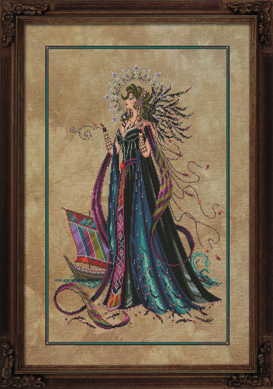 Magwayen by Bella Filipina Designs 2022 Counted cross stitch Pattern, Beads set and Set of Threads