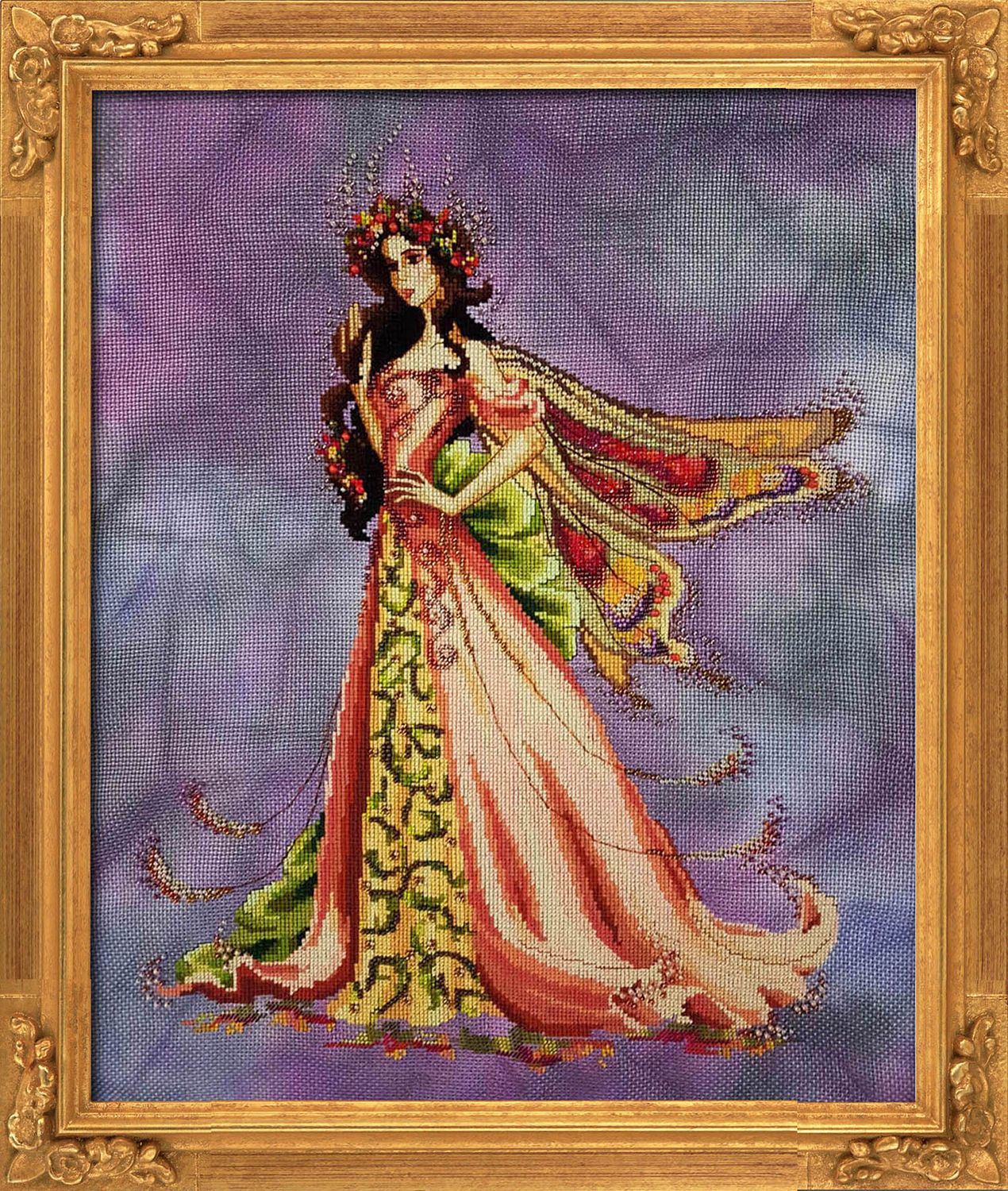 Queen Flower Fairy by Bella Filipina Designs 2016 Counted cross stitch Pattern