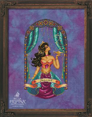 The Magic Lamp by Bella Filipina Designs 2024 Counted cross stitch Pattern, Beads set and Set of Threads