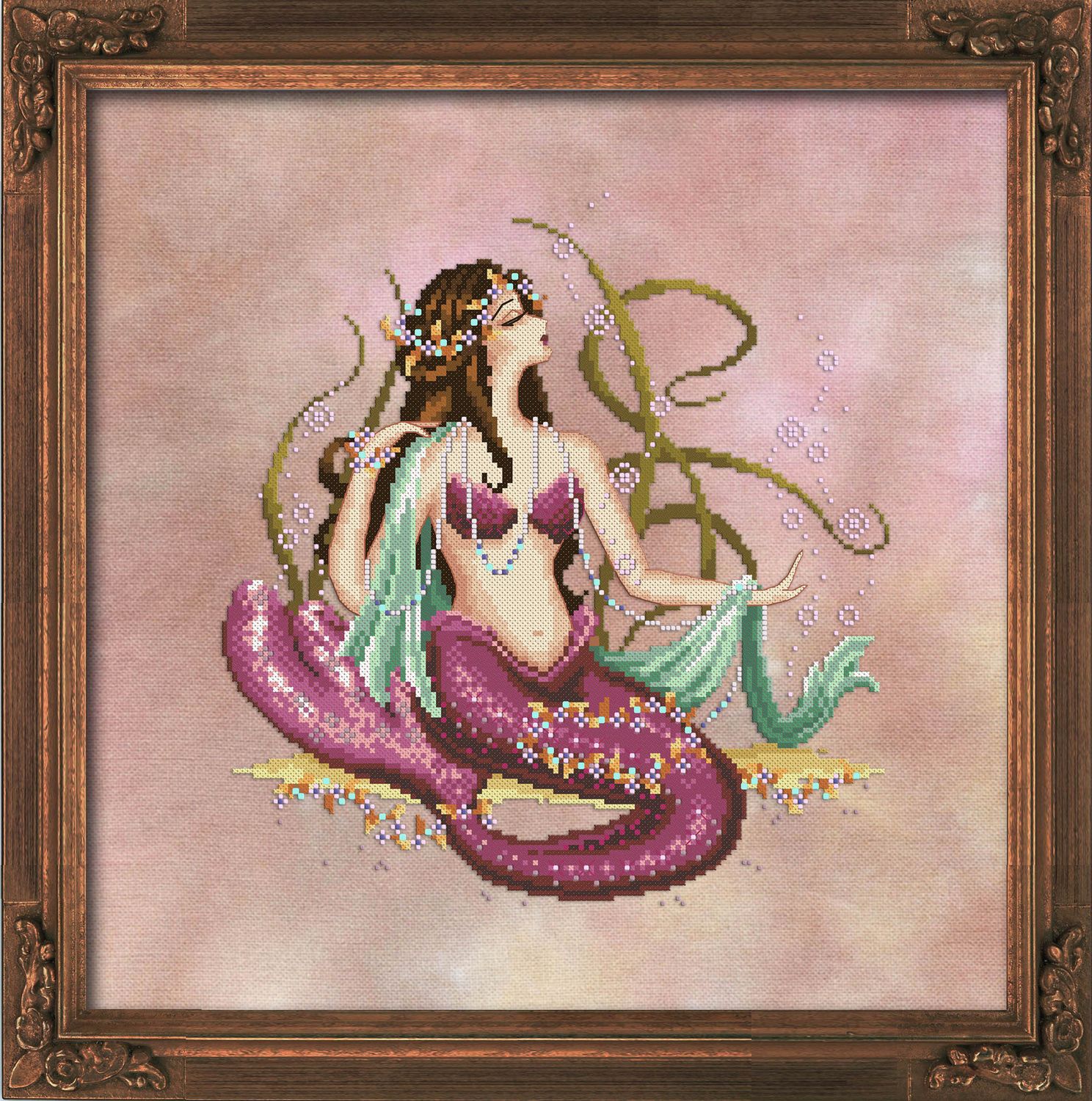 Rossa by Bella Filipina Designs 2022 Counted cross stitch Pattern, Beads set and Set of Threads