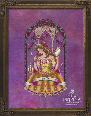 The Enchanted Rose by Bella Filipina Designs 2025 Counted cross stitch Pattern, Beads set and Set of Threads