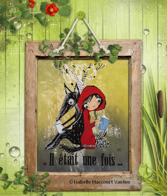 Il était une fois ... (Once upon a time...) by Isabelle Haccourt Vautier Miss Tarlatane et Collection Printed cross stich pattern