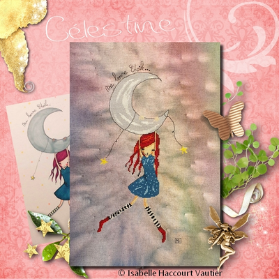 Celestine by Isabelle Haccourt Vautier Miss Tarlatane et Collection Printed cross stich pattern