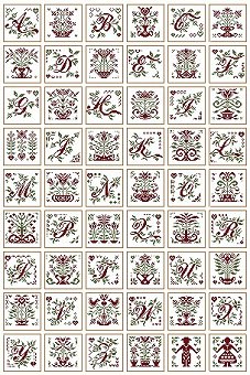 Le grand sampler des arbres de vie (The great sampler of the trees of life) by Isabelle Vautier Cross stich pattern