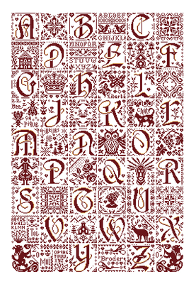 Marquoir Mystery (Mystery Scoreboard) by Isabelle Haccourt Vautier Printed Counted cross stich pattern