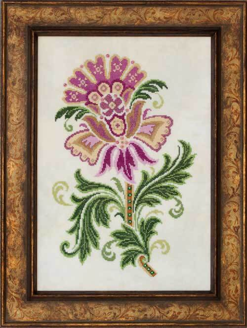 Elizabeth by Glendon Place 2014 Baroque Beauties Collection Cross stitch pattern, Embellishment Pack