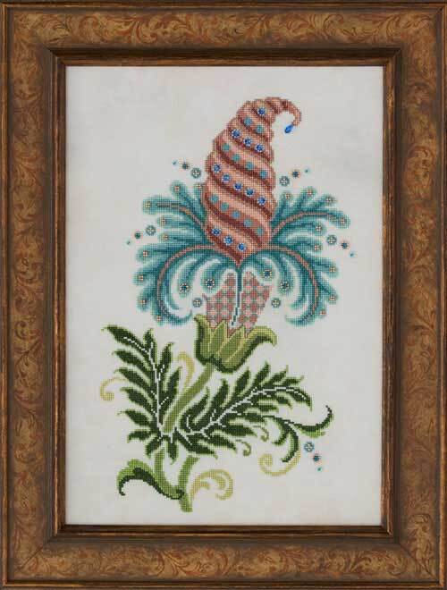 Millicent by Glendon Place 2014 Baroque Beauties Collection Cross stitch pattern, Embellishment Pack