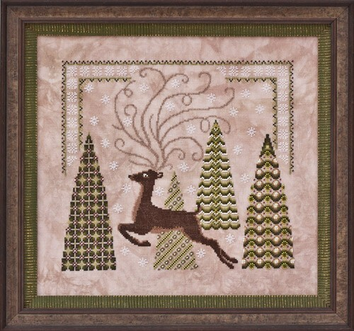 Woodland Wonder by Glendon Place 2015 Christmas Counted cross stitch pattern, Embellishment Pack