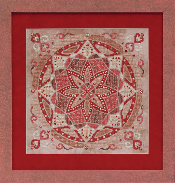 Red Velvet Cake by Glendon Place 2014 A-Maze-ing Desserts Collection Cross stitch pattern, Sulky Thread Pack