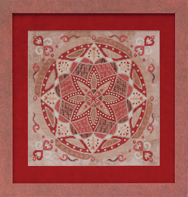 Red Velvet Cake by Glendon Place 2014 A-Maze-ing Desserts Collection Cross stitch pattern, Sulky Thread Pack