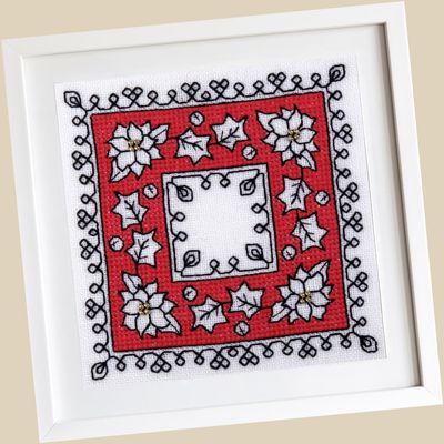 Assisi Holly &amp; Poinsettia by Faby Reilly Designs 2024 Counted Cross Stitch pattern Intermediate Level