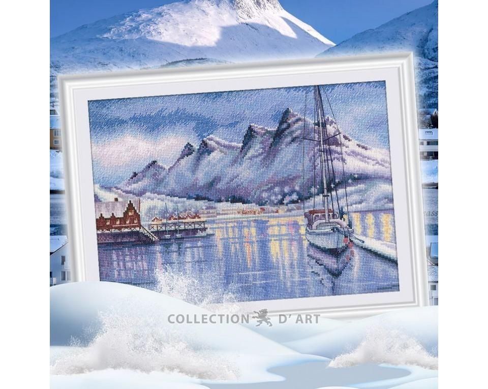 Port of Bodo by RTO. Сounted Cross Stitch Kit