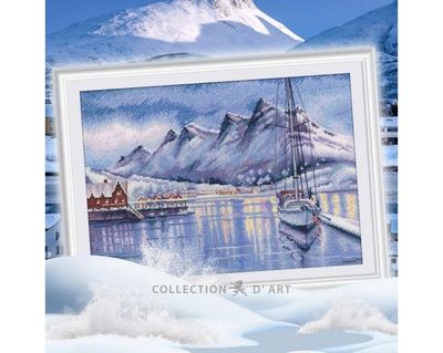 Port of Bodo by RTO. Сounted Cross Stitch Kit