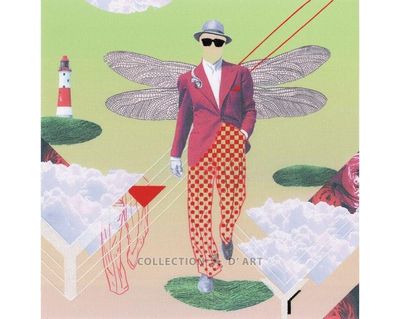 My dream man 2 by RTO. Cross-stitch kits with printed background